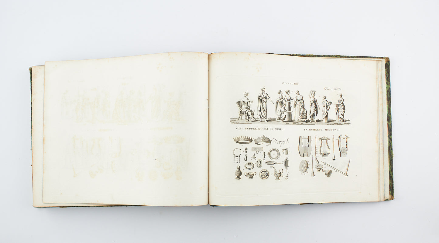 Leonardo Cacciatore - Nuovo Atlante Istorico (1° parte) - Ed. V. Batelli e figli - 1831 - storia antica
