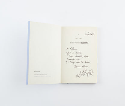 Mattia Grigolo - Temevo dicessi l'amore (autografato) - 1° Ed. Terrarossa 2023 - narrativa