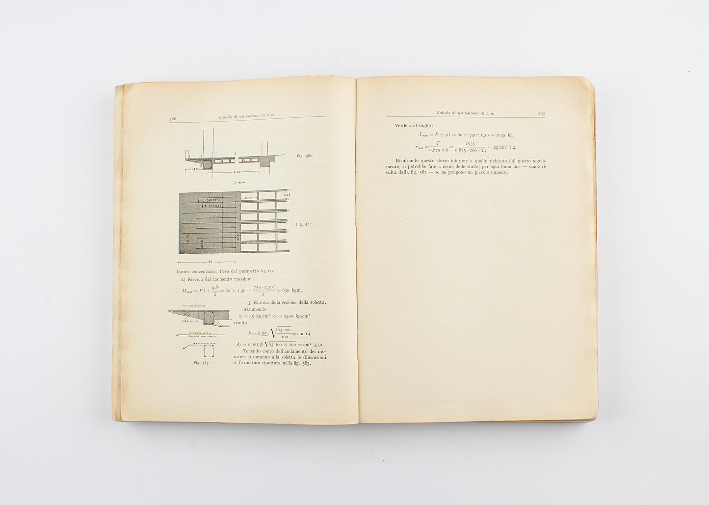 G. B. Ormea - La teoria e la pratica nelle costruzioni (secondo vol.) - Ed. Hoepli  1951 - scienze applicate