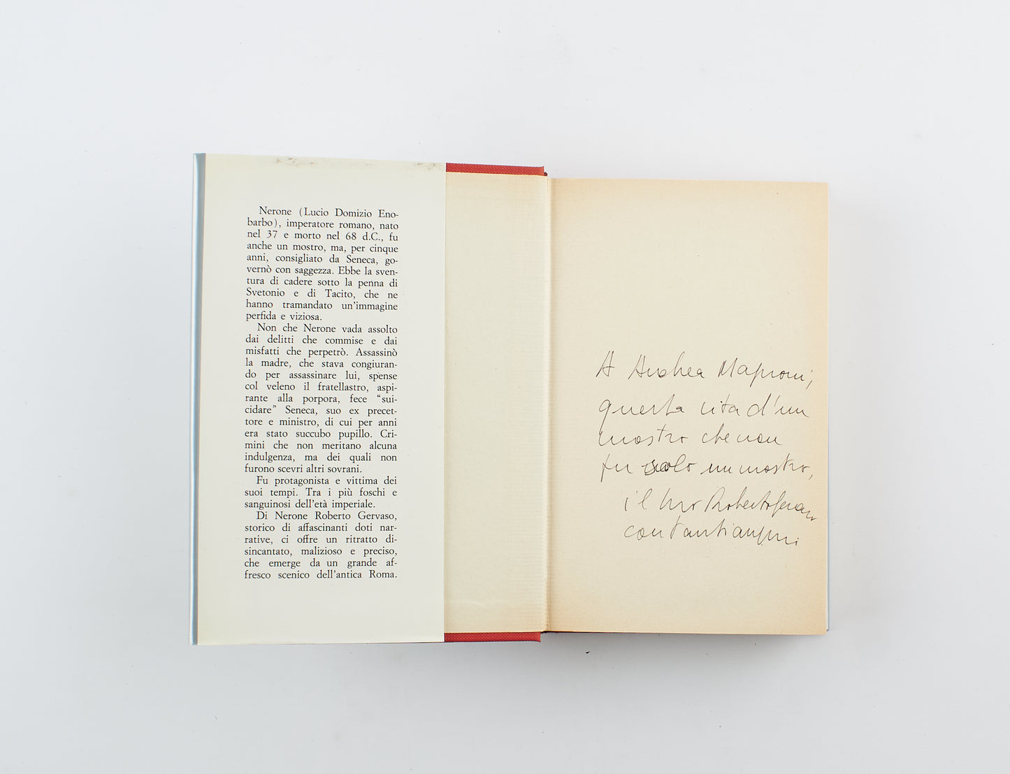 Roberto Gervaso - Nerone - 1°Ed. Rusconi 1978 - biografie