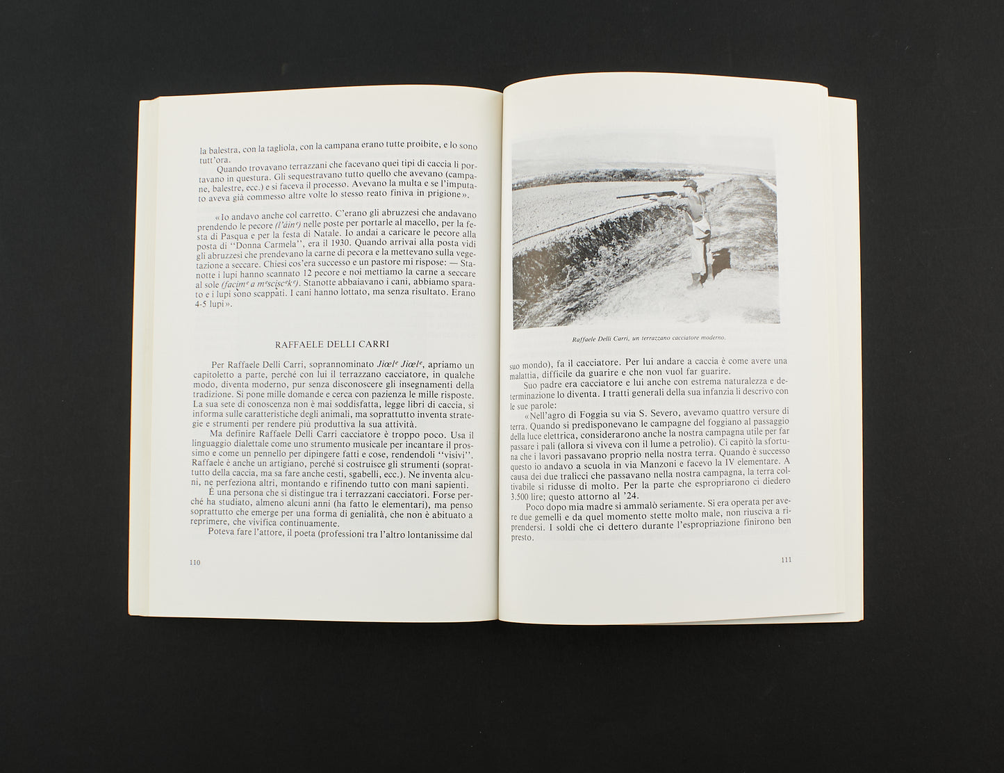 Angelo Capozzi - Il terrazzano cacciatore foggiano - 1^ Ed. Cromografica Dotoli 1987 - Foggia