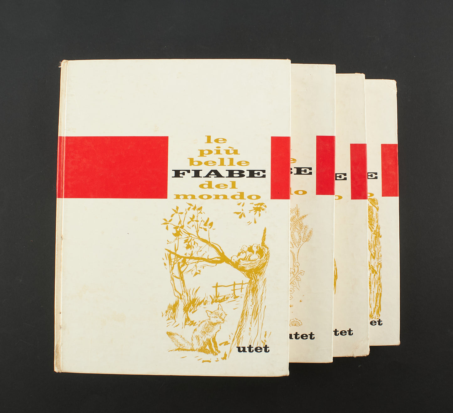 AA.VV. - Le più belle fiabe del mondo 4voll. - 1°Ed. UTET 1966 - per ragazzi