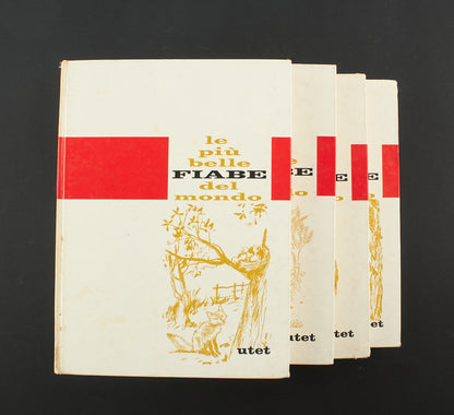 AA.VV. - Le più belle fiabe del mondo 4voll. - 1°Ed. UTET 1966 - per ragazzi