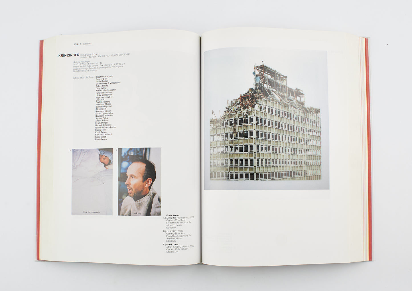 AA.VV. - Art 34 Basel - 1°Ed. Dr. Cantz’sche Druckerei 2003 - arte