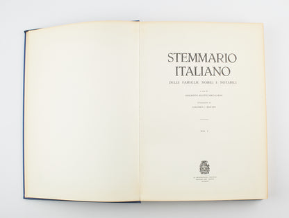 Adalberto Ricotti Bertagnoni - Stemmario Italiano - 1^ Ed. La Remondiniana 1970 - Araldica