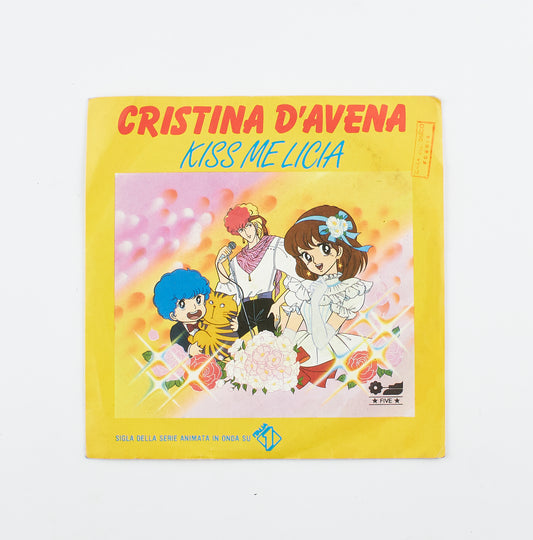 Cristina D'Avena - Kiss me Licia - Five Record - 1985 - 45 giri - sigle