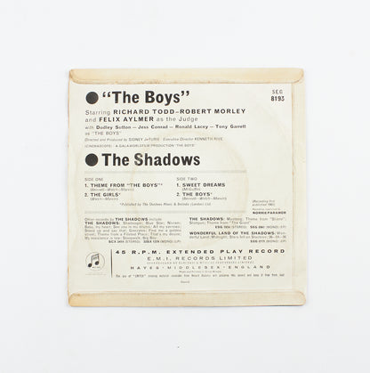 The Shadows - The Boys - Columbia - 1962 - 45 giri - pop