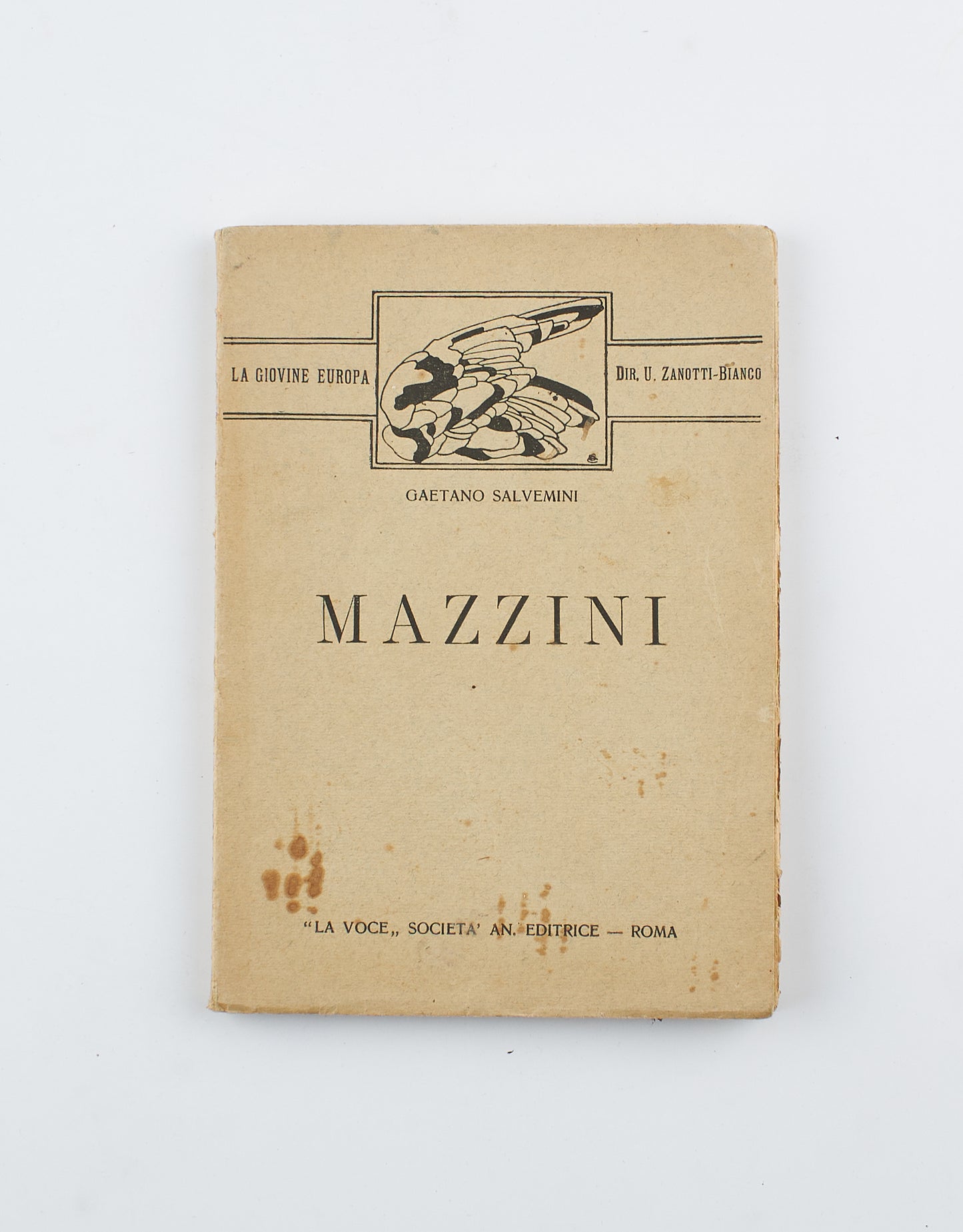 Gaetano Salvemini - Mazzini - Ed. La Voce Società An. Editrice 1920 - politica