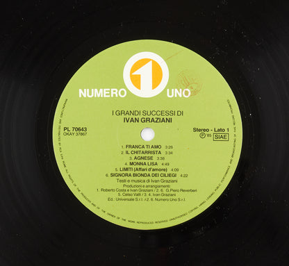 Ivan Graziani - I grandi successi di Ivan Graziani - Numero 1 - 1985 - cantautori italiani - 33 giri