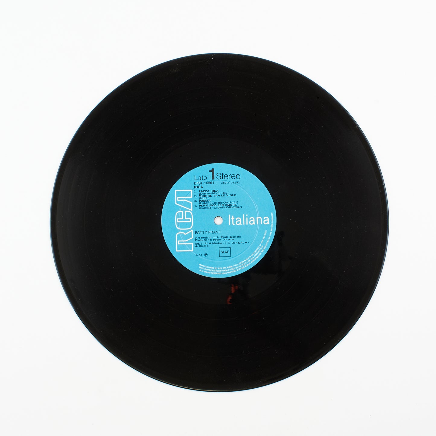 Patty Pravo - Pazza idea - RCA - 1973 - cantanti italiani - 33 giri