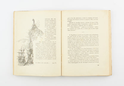 Luigi Ugolini - Con Magellano intorno al mondo - 1^ Ed. Società Editrice Internazionale 1940 - narrativa