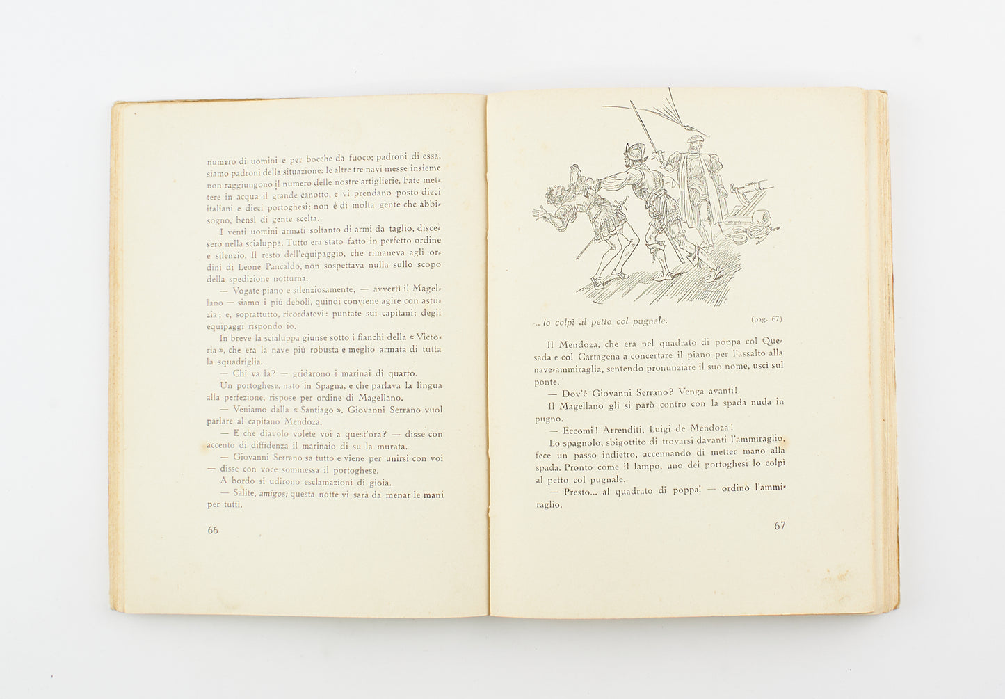Luigi Ugolini - Con Magellano intorno al mondo - 1^ Ed. Società Editrice Internazionale 1940 - narrativa