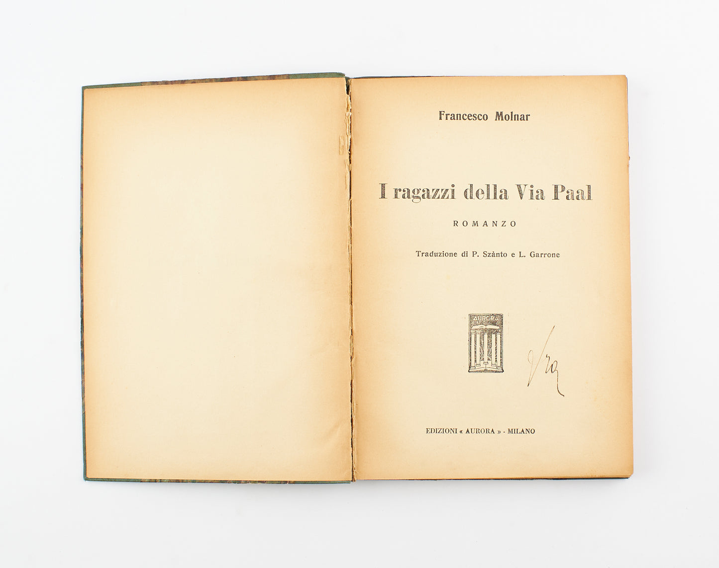 Francesco Molnar - I ragazzi della via Paal - 1^ Ed. Aurora 1935 - per ragazzi