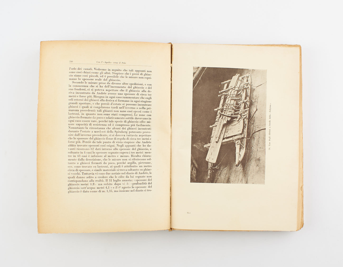 Andrée S. A. - Con l'aquila verso il polo - 1^ Ed. Mondadori 1930 - viaggi e spedizioni