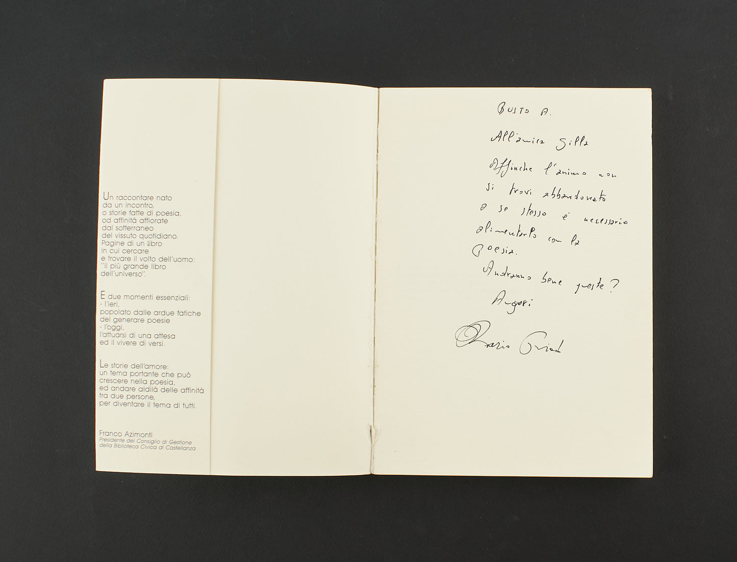 Mario Roda - Amaritudine - Ed. Grafiche Lambro - poesia