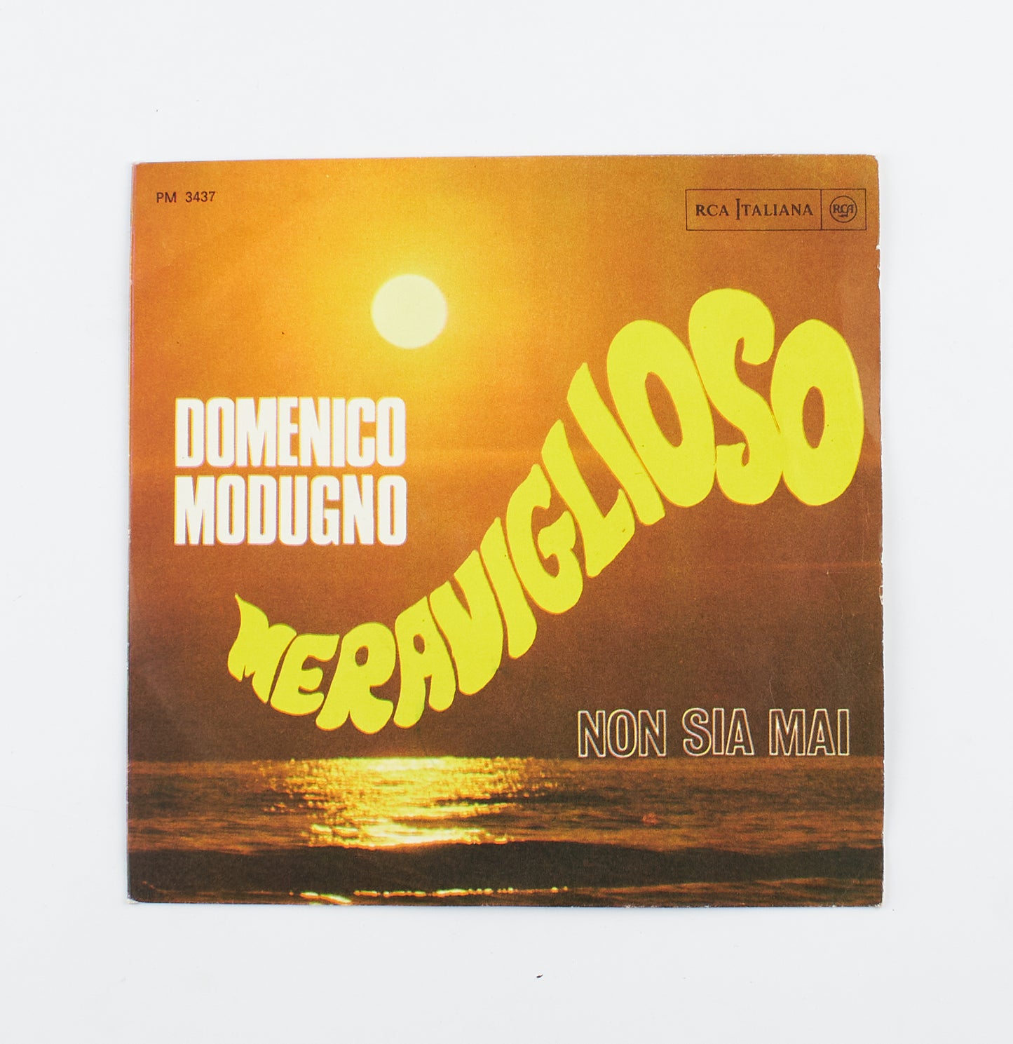 Domenico Modugno - Meraviglioso / Non sia mai - Rca Italia - 1968 - 45 giri - cantautori italiani