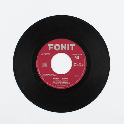 Domenico Modugno - Addio addio / Lupi e pecorelle - Fonit - 1962 - 45 giri - cantautori italiani