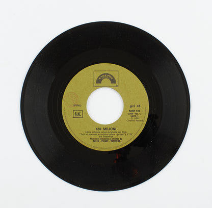 Bixio, Frizzi, Tempera - 850 milioni / Euforia - Cinevox - 1976 - 45 giri - colonne sonore