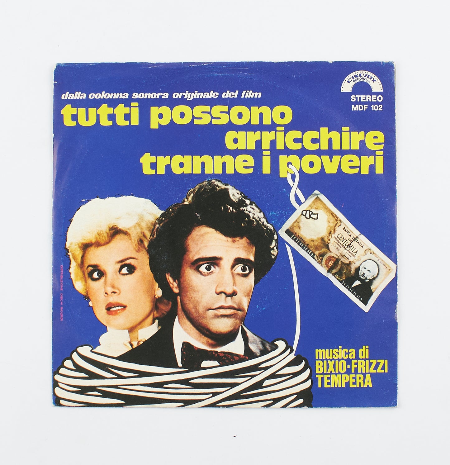 Bixio, Frizzi, Tempera - 850 milioni / Euforia - Cinevox - 1976 - 45 giri - colonne sonore