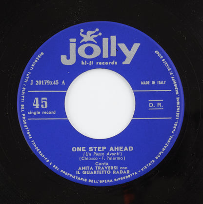 Anita Traversi - One step ahead - Jolly - 1962 - 45 giri - cantanti italiani