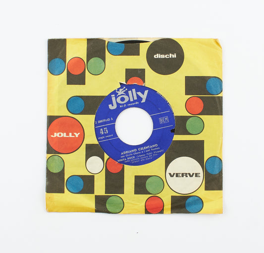 Adriano Celentano - Nikita rock / Blue Jeans rock - Jolly - 1960 - 45 giri - cantanti italiani
