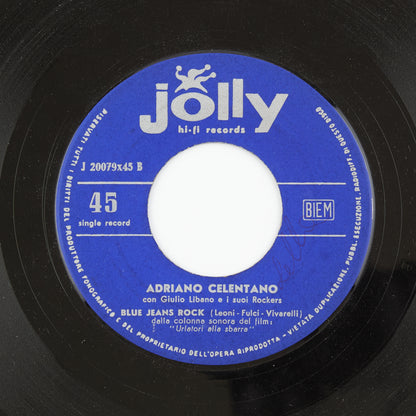 Adriano Celentano - Nikita rock / Blue Jeans rock - Jolly - 1960 - 45 giri - cantanti italiani