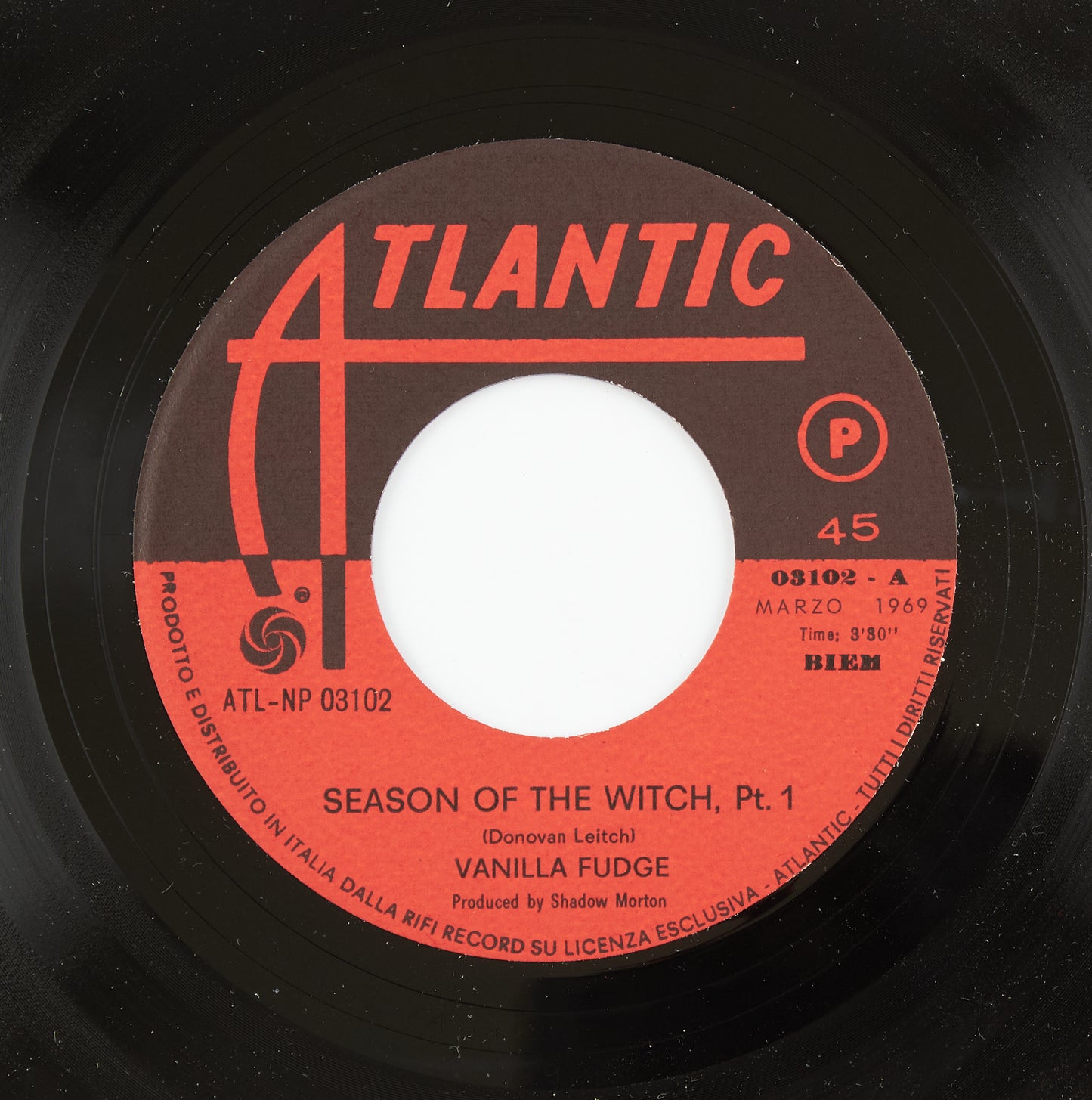 Vanilla Fudge - Season of the witch / Shotgun - Atlantic - 1969 - 45 giri - rock