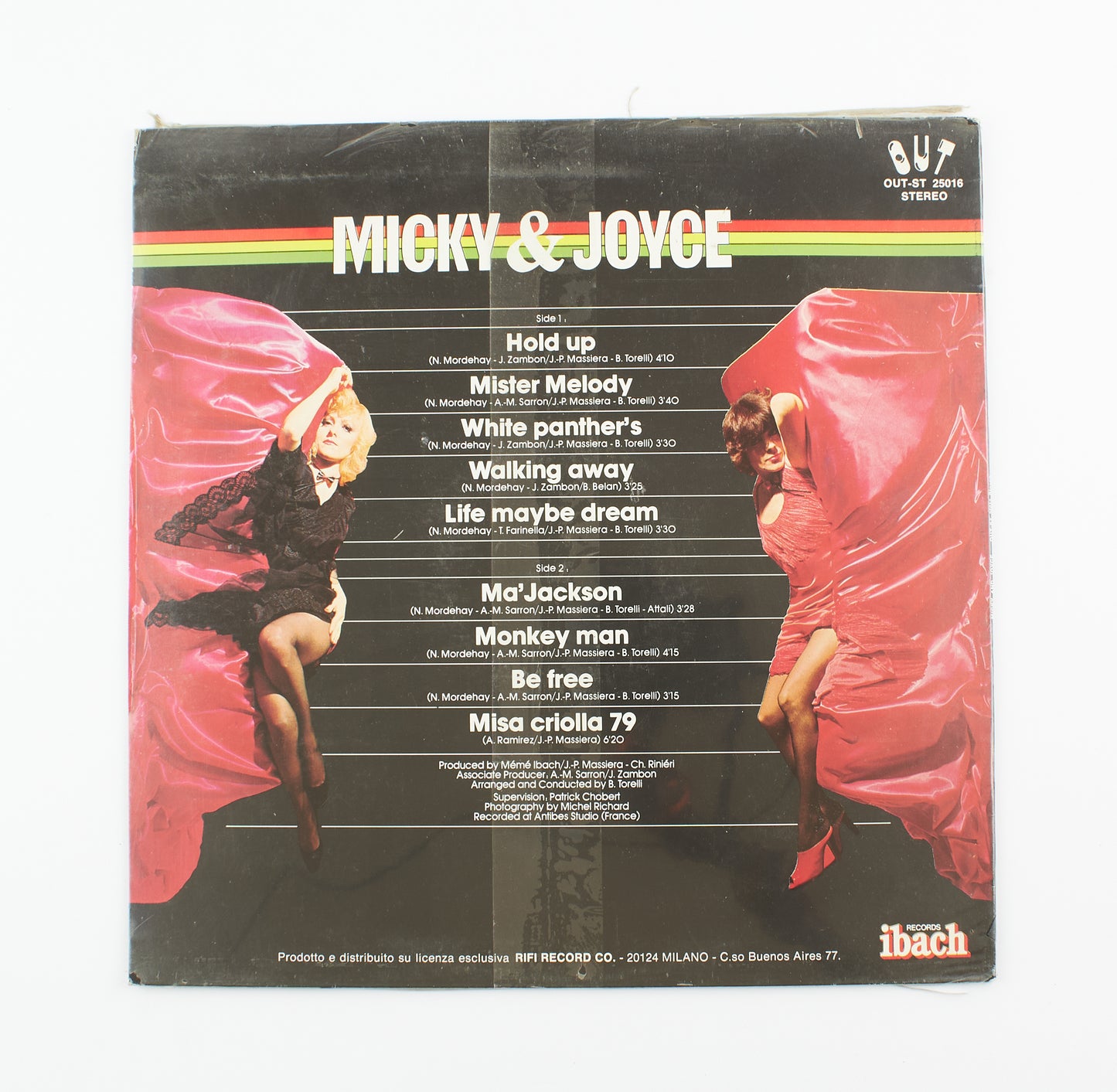 Micky & Joyce - Hold up - Ibac Records / Out - 1979 - 33 giri - dance