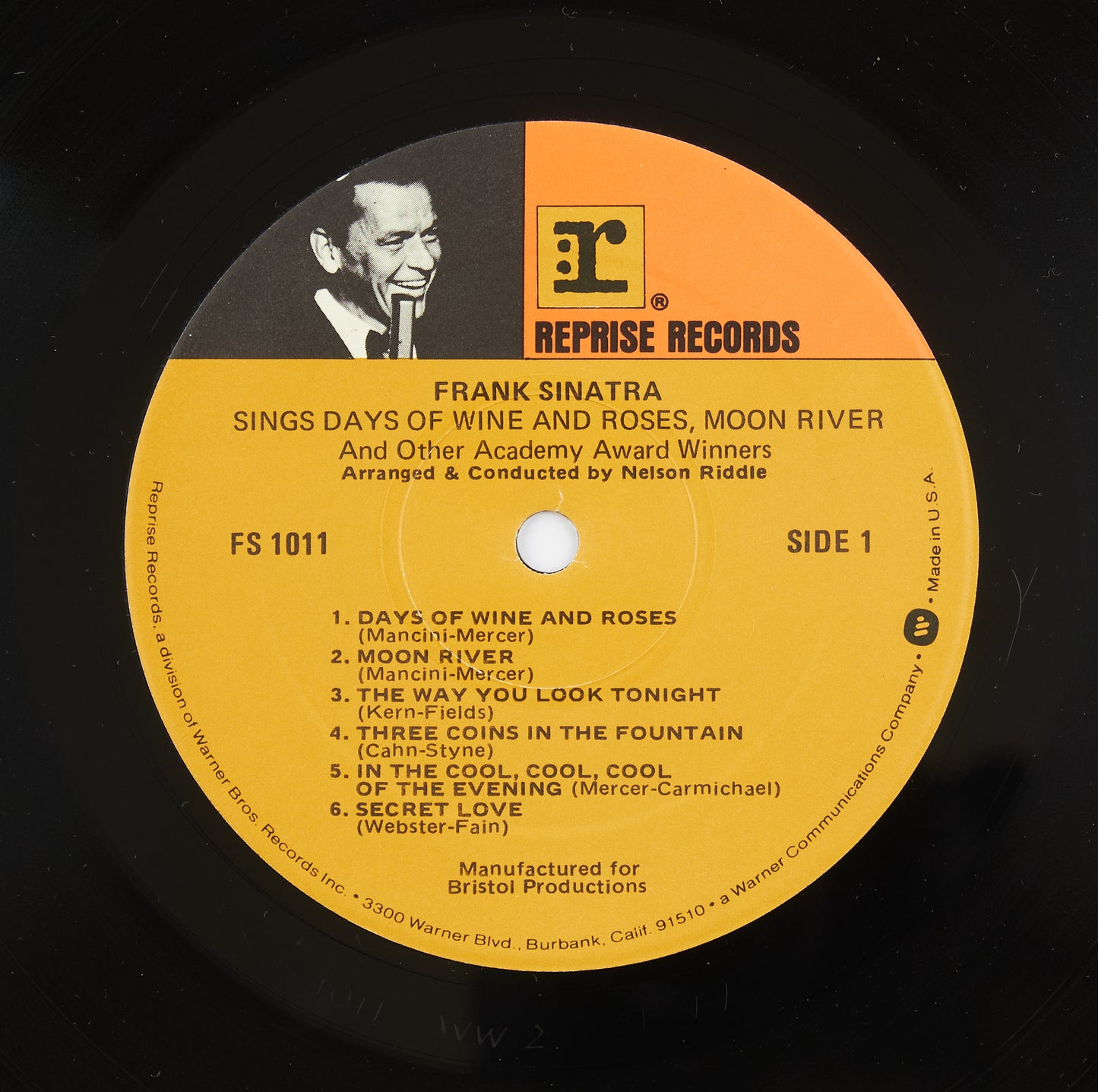 Frank Sinatra - Days of wine and roses Moon river - Reprise - 1964 - 33 giri - cantanti internazionali