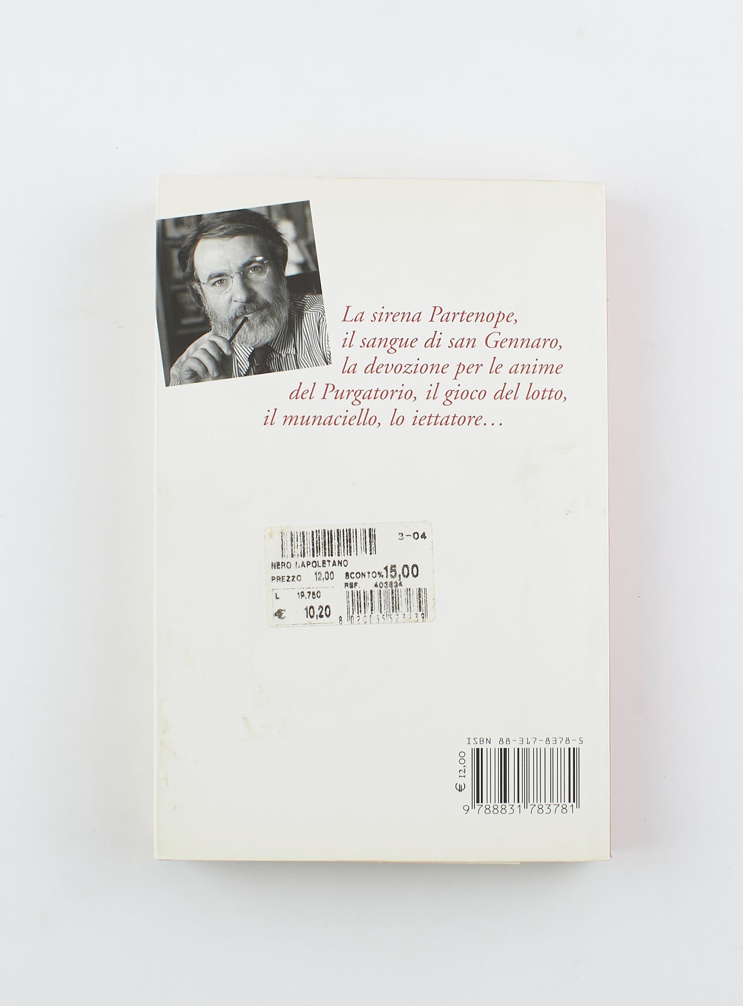 Marcello D’Orta - Nero napoletano - Ed. Marsilio 2008 - città e luoghi