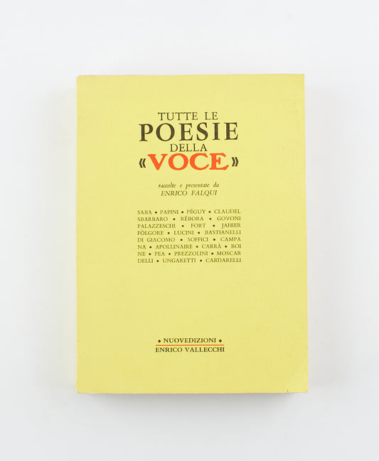 AA. VV. - Tutte le poesie della "voce" - 1^ Ed. Nuove Edizioni Enrico Vallecchi 1966 - poesia