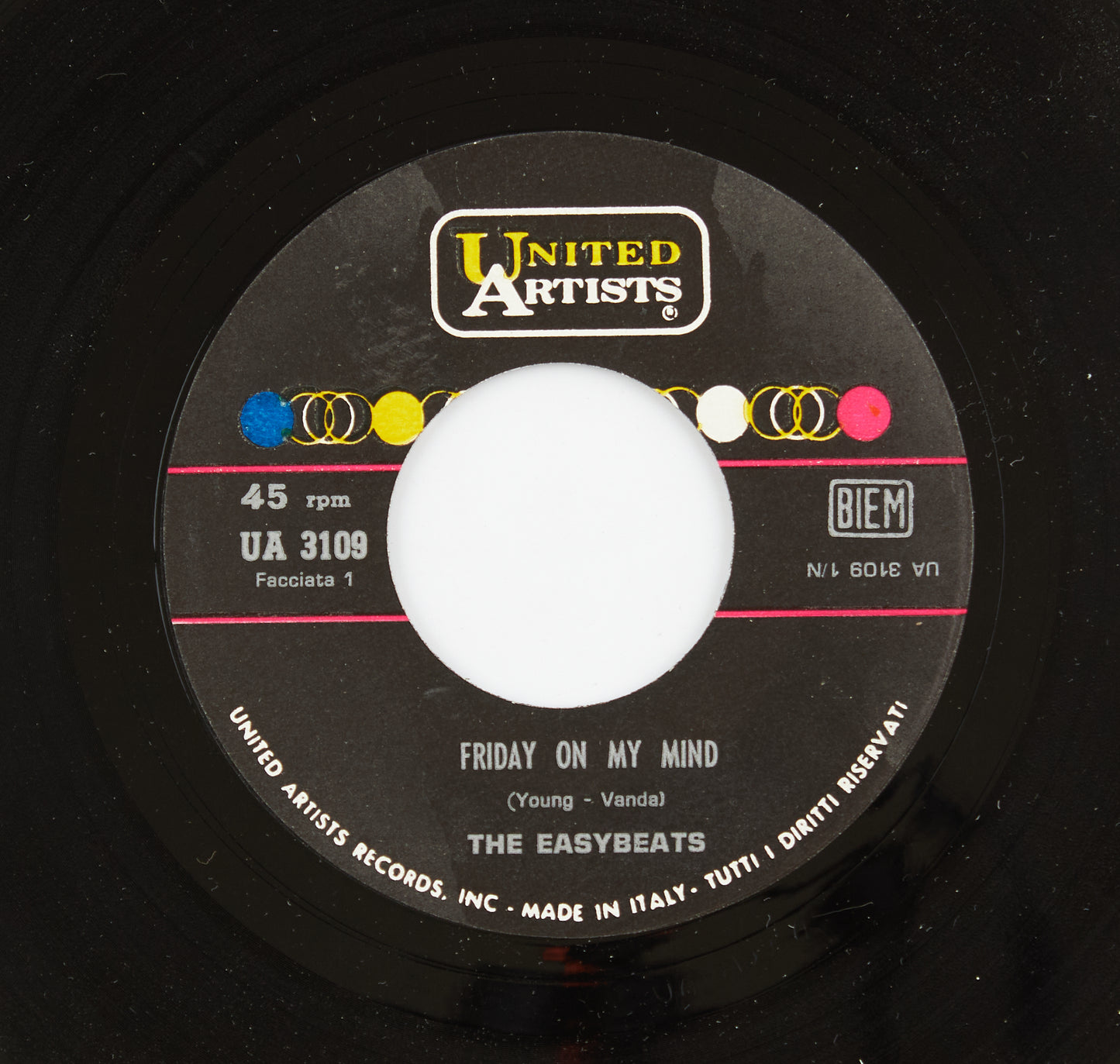 The Easybeats - Friday on my mind / Made my bed: gonna lie in it - United Artists - 1966 - 45 giri - beat