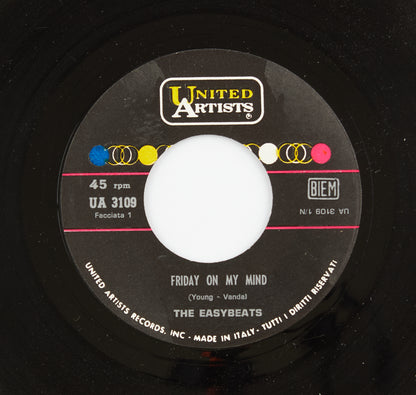 The Easybeats - Friday on my mind / Made my bed: gonna lie in it - United Artists - 1966 - 45 giri - beat
