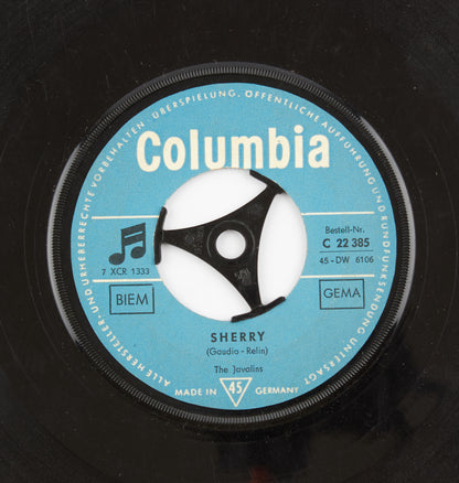 The Javalins - Sherry / Twisting away - Columbia - 1963 - 45 giri - beat