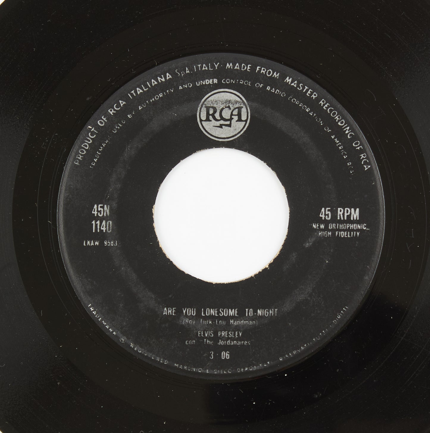 Elvis Presley - Are you lonesome to-night / I gotta know - Rca Italiana - 1960 - 45 giri - cantanti internazionali