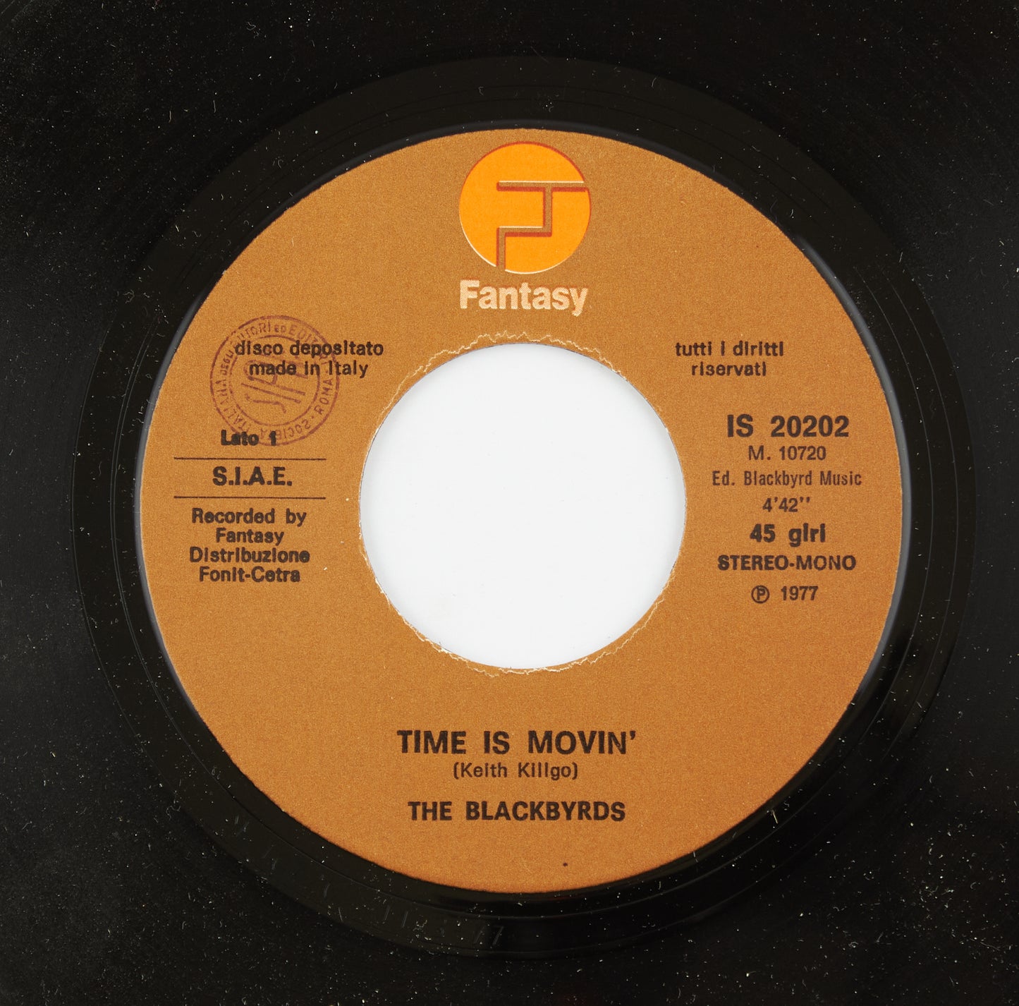 The Blackbyrds - Time is movin' / Unfinisched business  - Fantasy Records - 1976 - 45 giri - black music