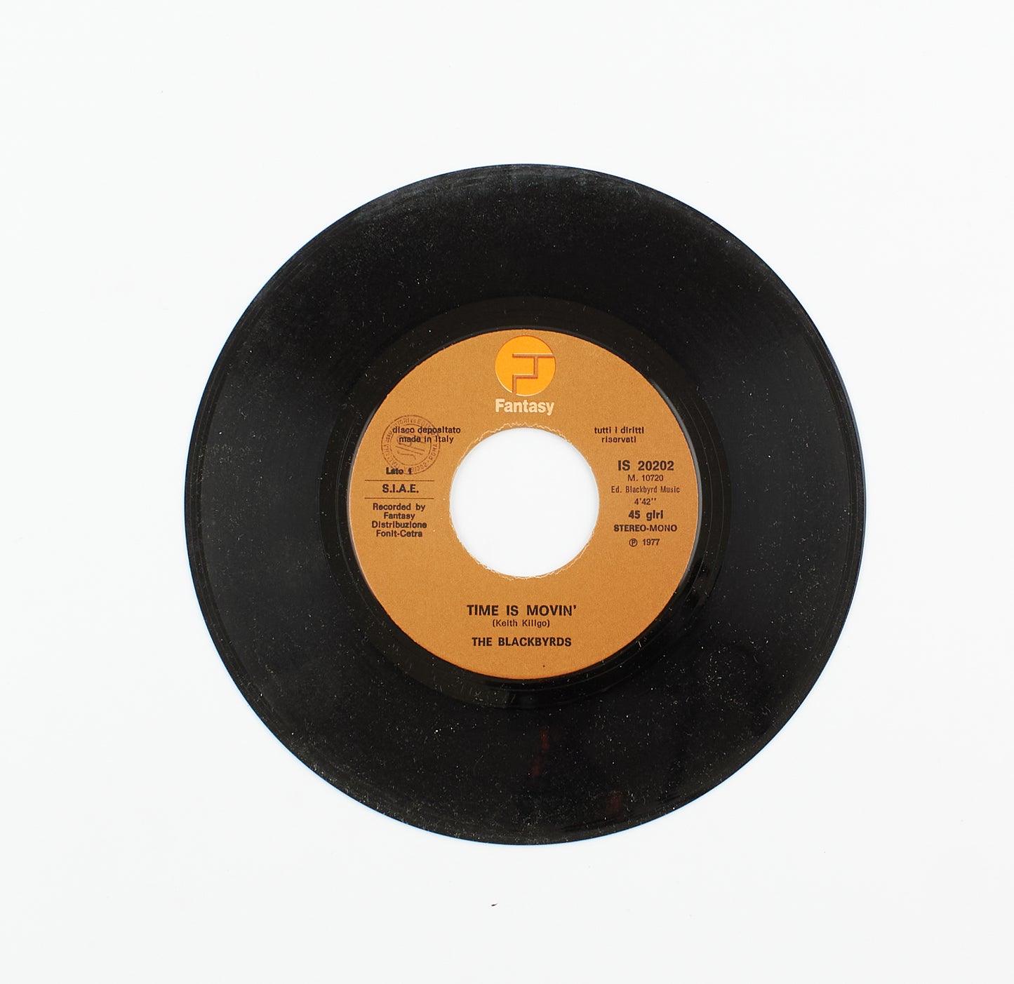 The Blackbyrds - Time is movin' / Unfinisched business  - Fantasy Records - 1976 - 45 giri - black music