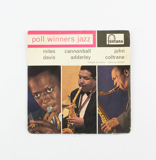 M.Davis, C.Adderly, J.Coltrane - Poll winners jazz series - Fontana - anni sessanta - 45 giri - jazz