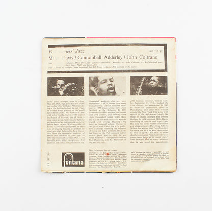 M.Davis, C.Adderly, J.Coltrane - Poll winners jazz series - Fontana - anni sessanta - 45 giri - jazz