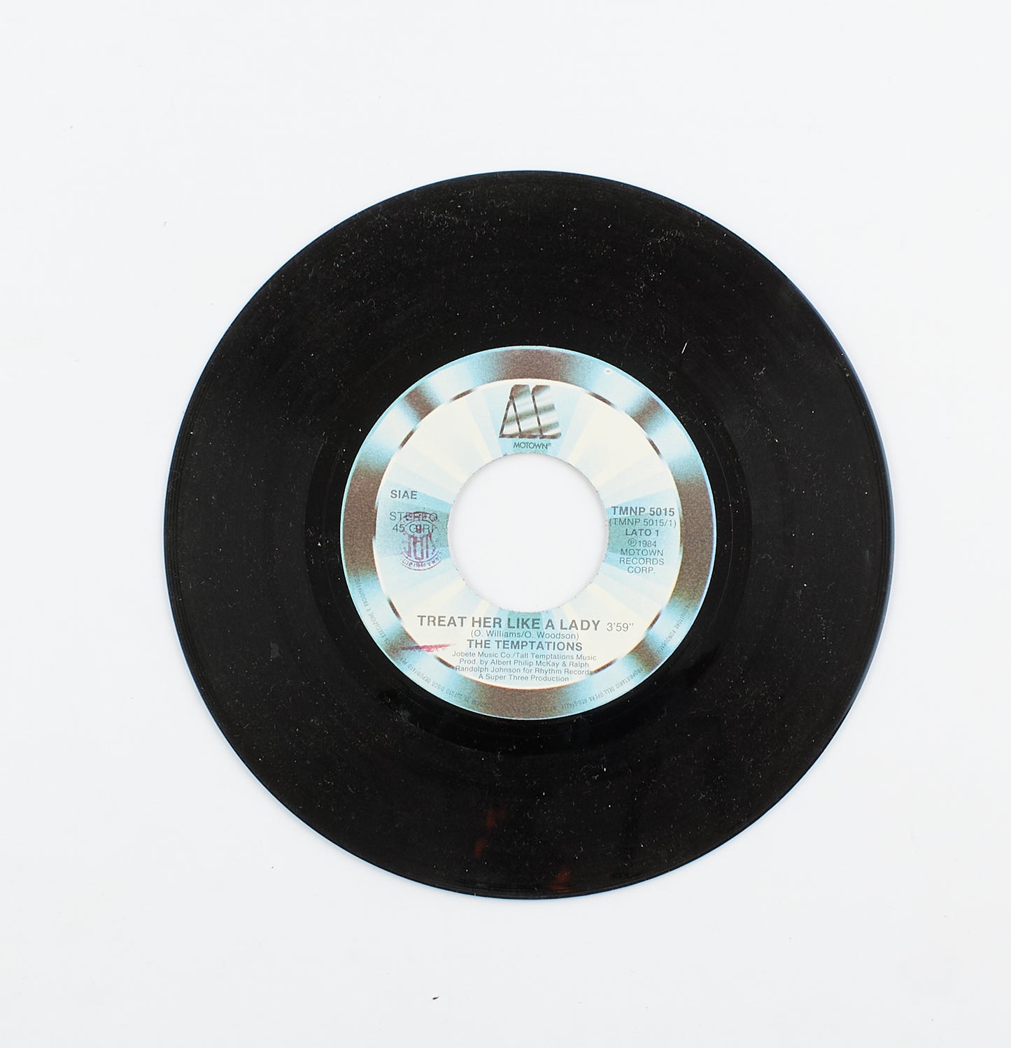 The Temptations - Treat her like a lady / Isn't the night fantastic  - Motown records - 1984 - 45 giri - black music