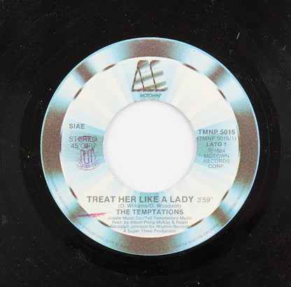 The Temptations - Treat her like a lady / Isn't the night fantastic  - Motown records - 1984 - 45 giri - black music