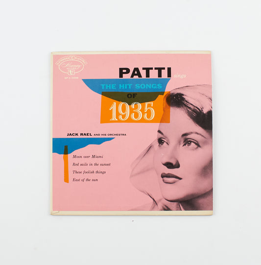 Patti Page - The hit songs of 1935 - Mercury records - 1955 - 45 giri - cantanti internazionali
