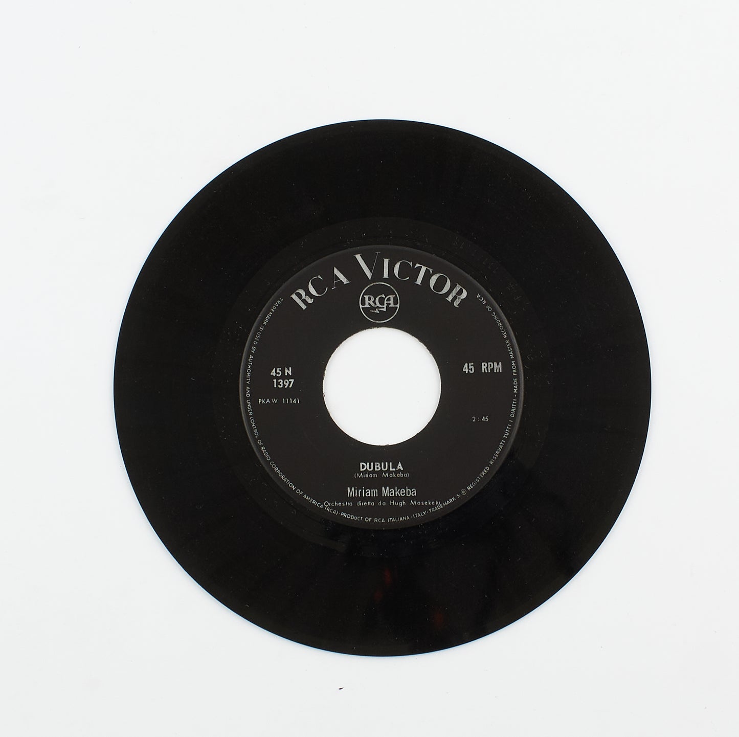 Miriam Makeba - Dubula / Giochi proibiti - Rca Victor - 1964 - 45 giri - black music