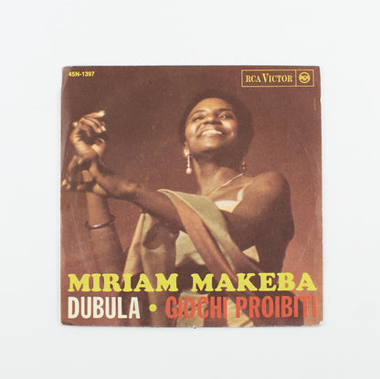 Miriam Makeba - Dubula / Giochi proibiti - Rca Victor - 1964 - 45 giri - black music