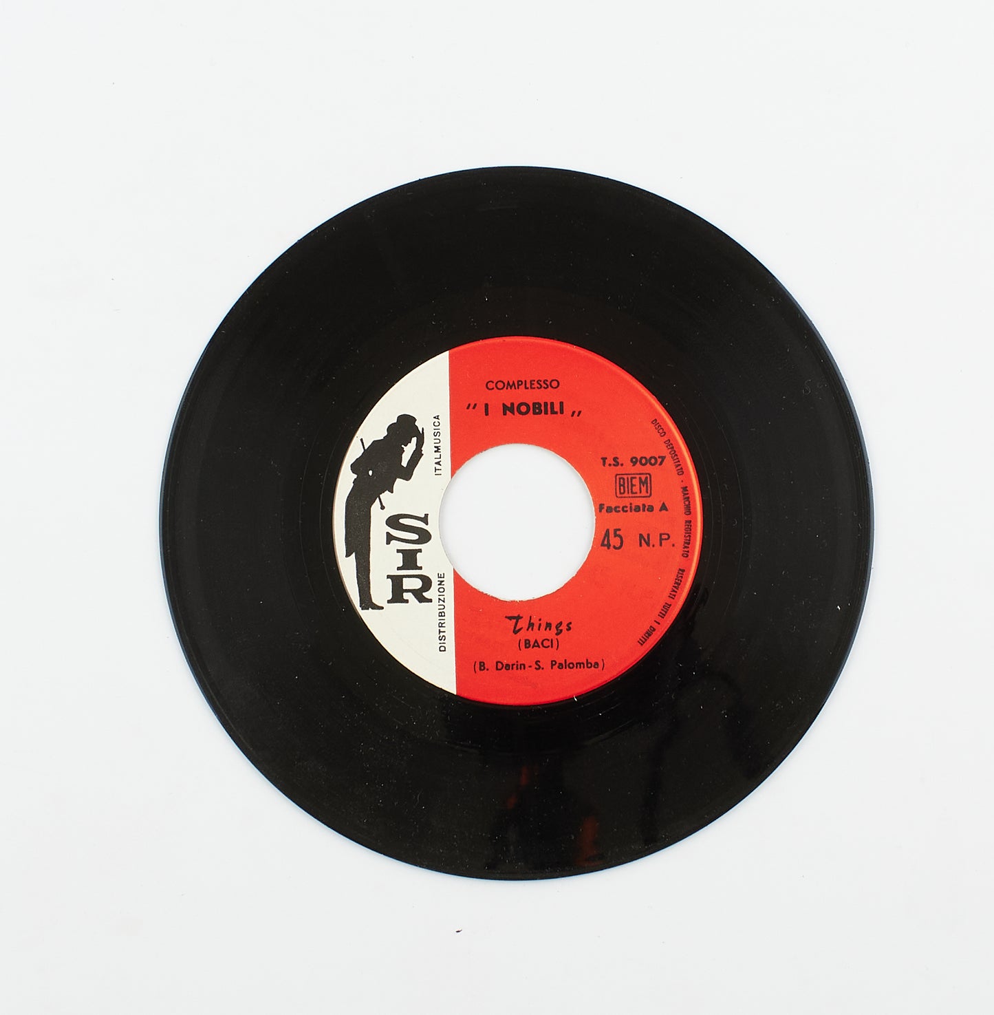 I Nobili - Things (Baci) / Su, non esitar - Sir Italmusica - 1962 - 45 giri - beat