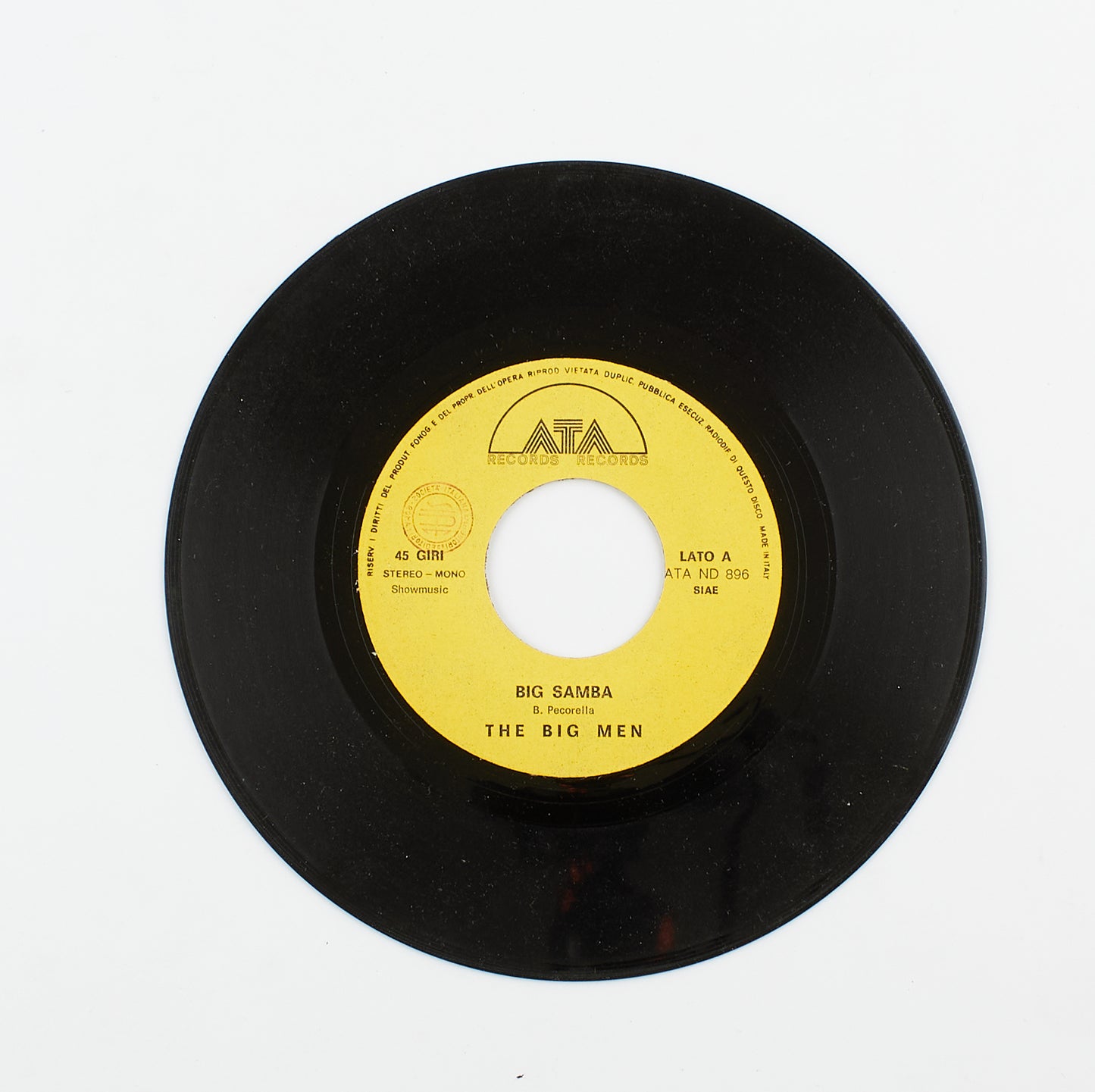 The Big Men - Big samba / Life - Ata records - 1981 - 45 giri - colonne sonore