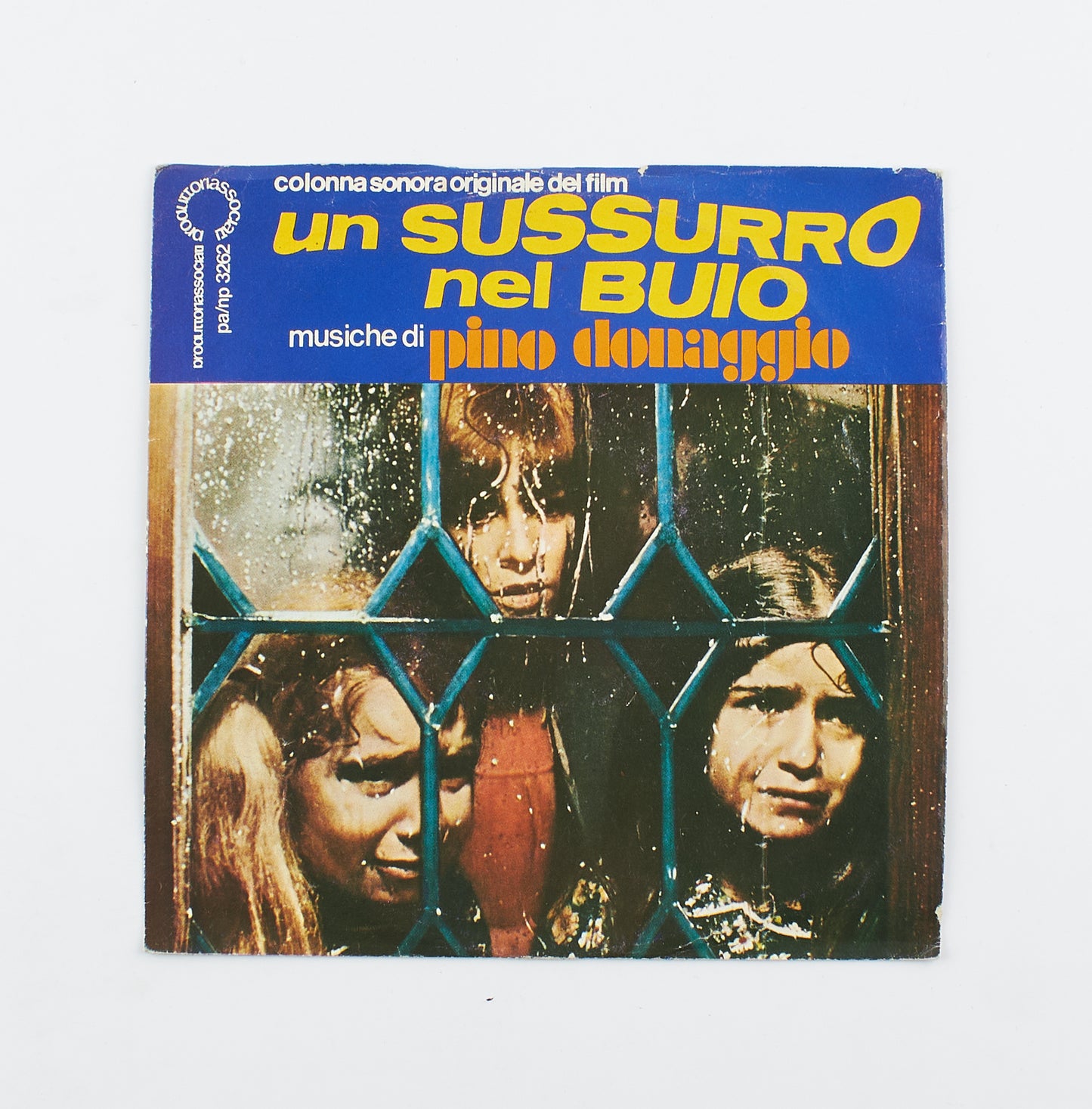 Pino Donaggio - Un sussurro nel buio / Tema d'amore - Produttori Associati - 1976 - 45 giri - colonne sonore