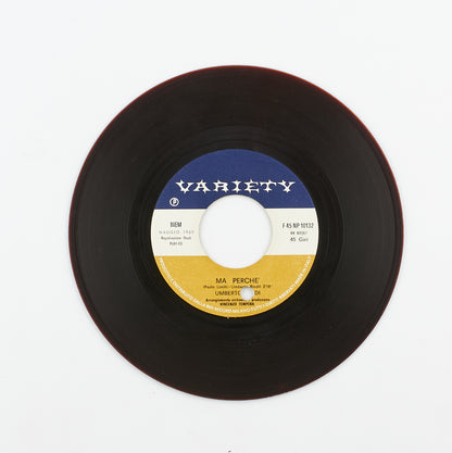 Umberto Bindi - Mare / Ma perchè - Variety - 1969 - 45 giri - cantautori italiani