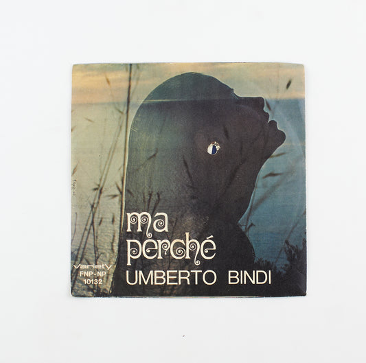Umberto Bindi - Mare / Ma perchè - Variety - 1969 - 45 giri - cantautori italiani