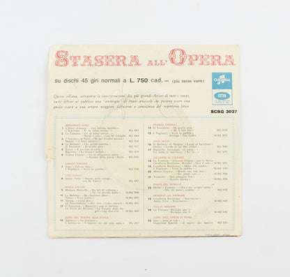 Maria Callas - La Boheme / Tosca - Columbia Emi - 1963 - 45 giri - lirica
